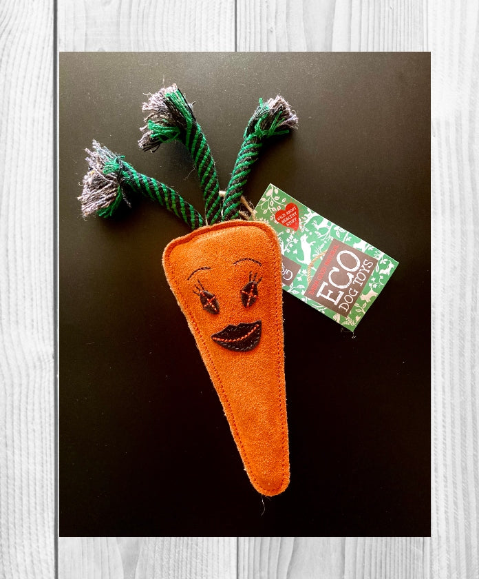 Eco-Toy Candice Carrot for Dogs