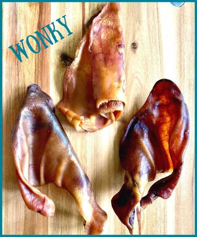 Wonky Pig Ears (2 pieces)